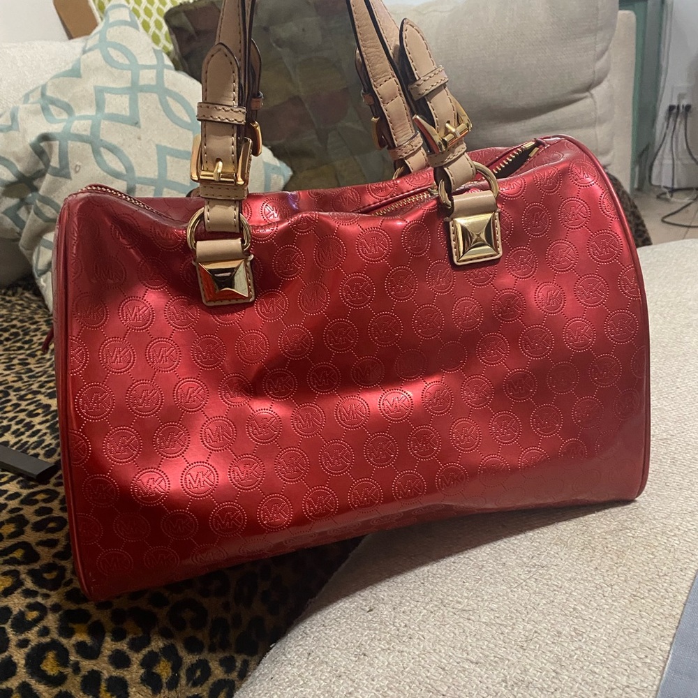 Michael Kors duffle bag purse and matching wallet